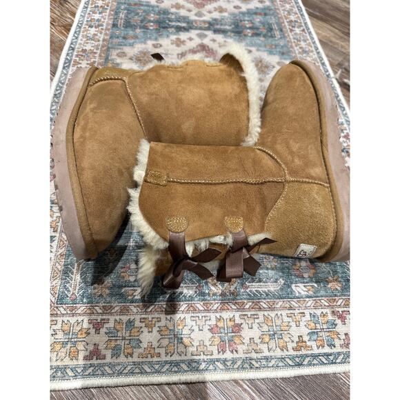 Ugg Bailey bow ii chestnut women’s size 8 - Picture 6 of 13